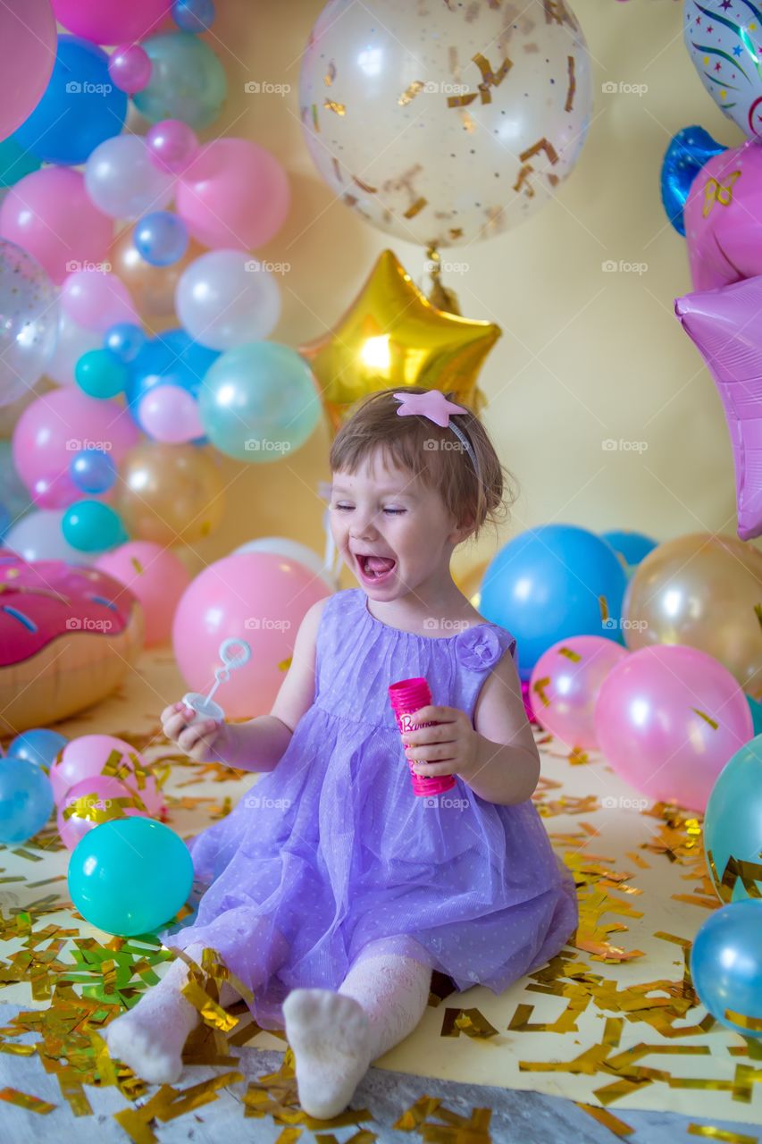 Cute little girl portrait 