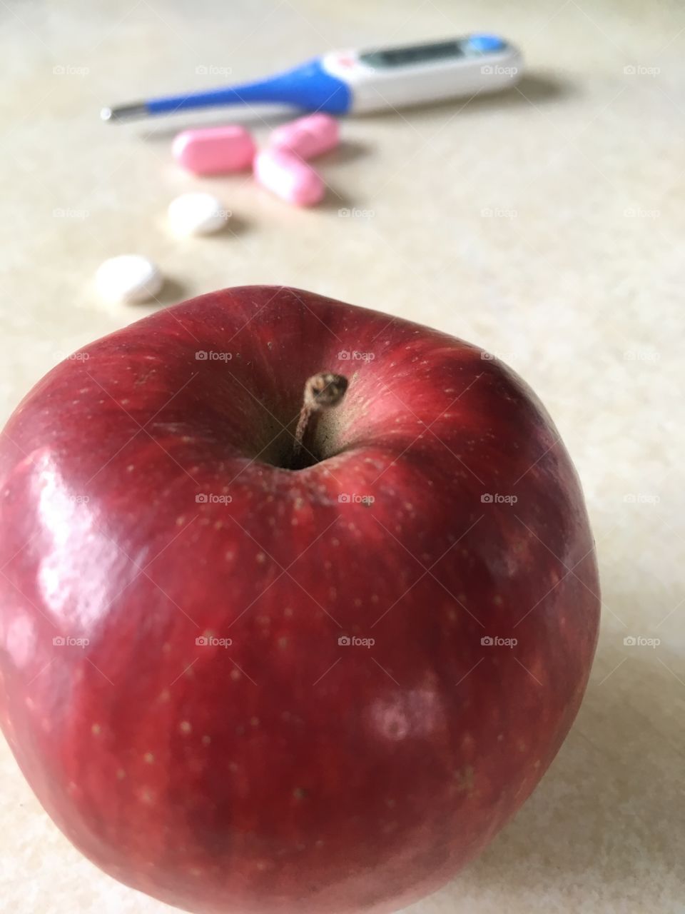 Apple a day keeps the doctor away 