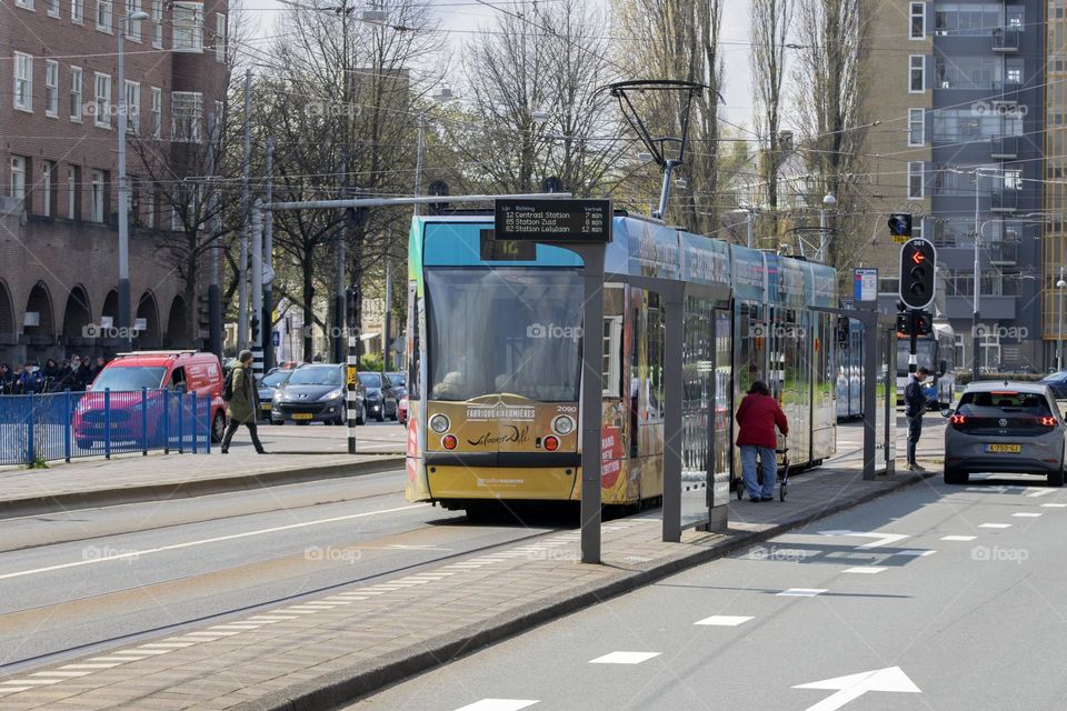 Theme Dahli Tram 12 At Amsterdam The Netherlands 20-4-2023