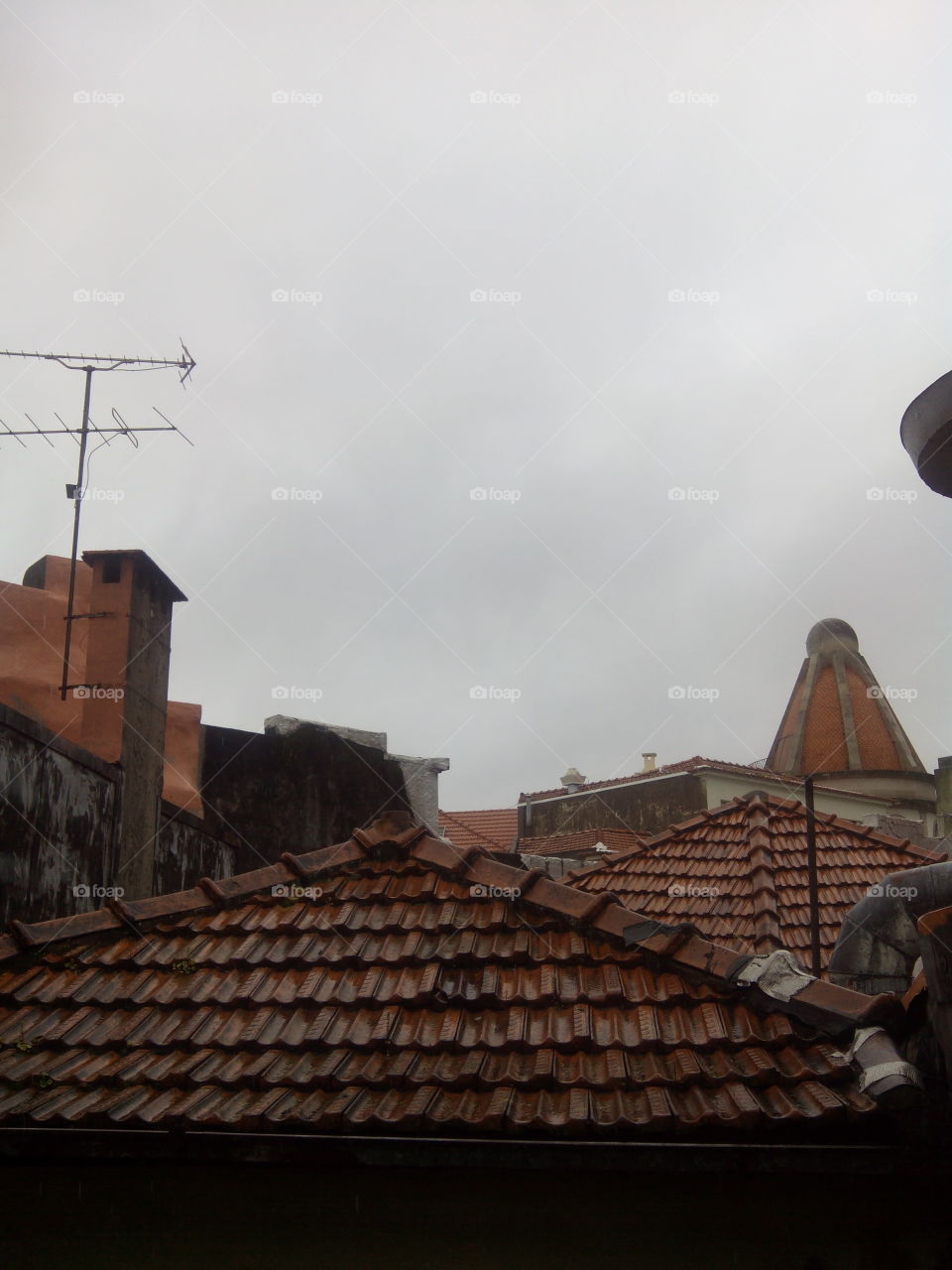 telhados. chuva