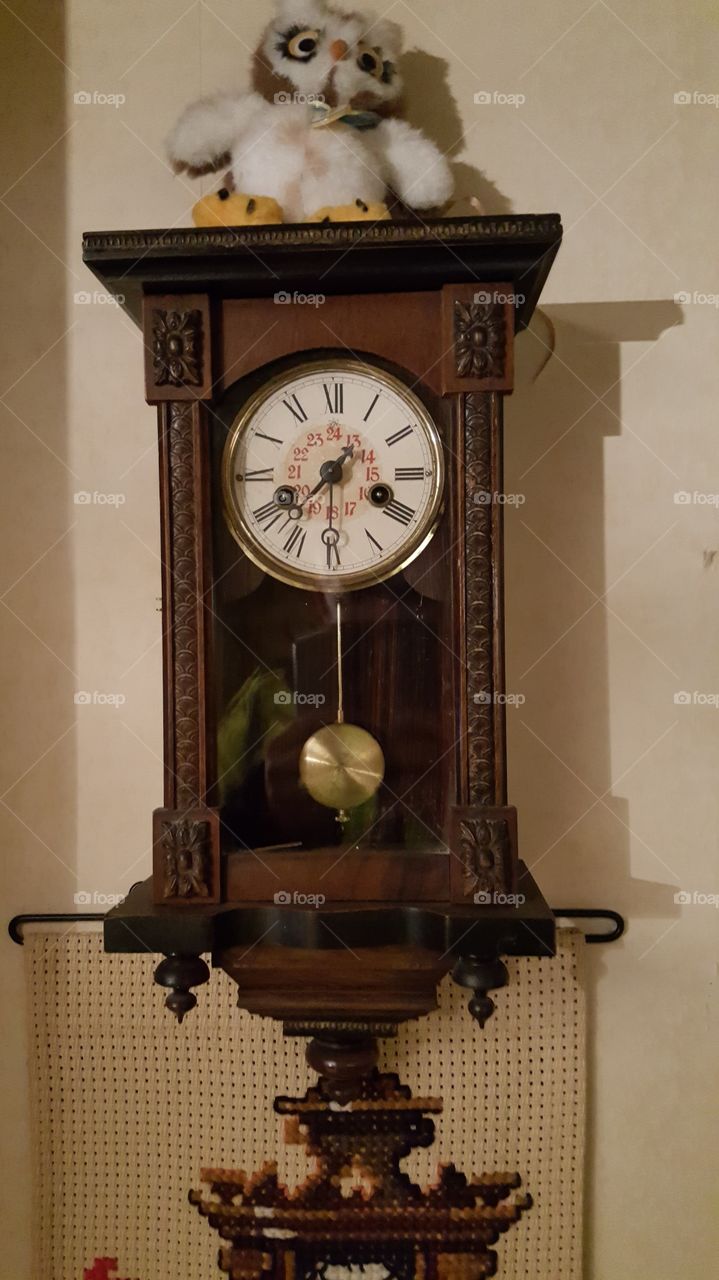 clock on the wall