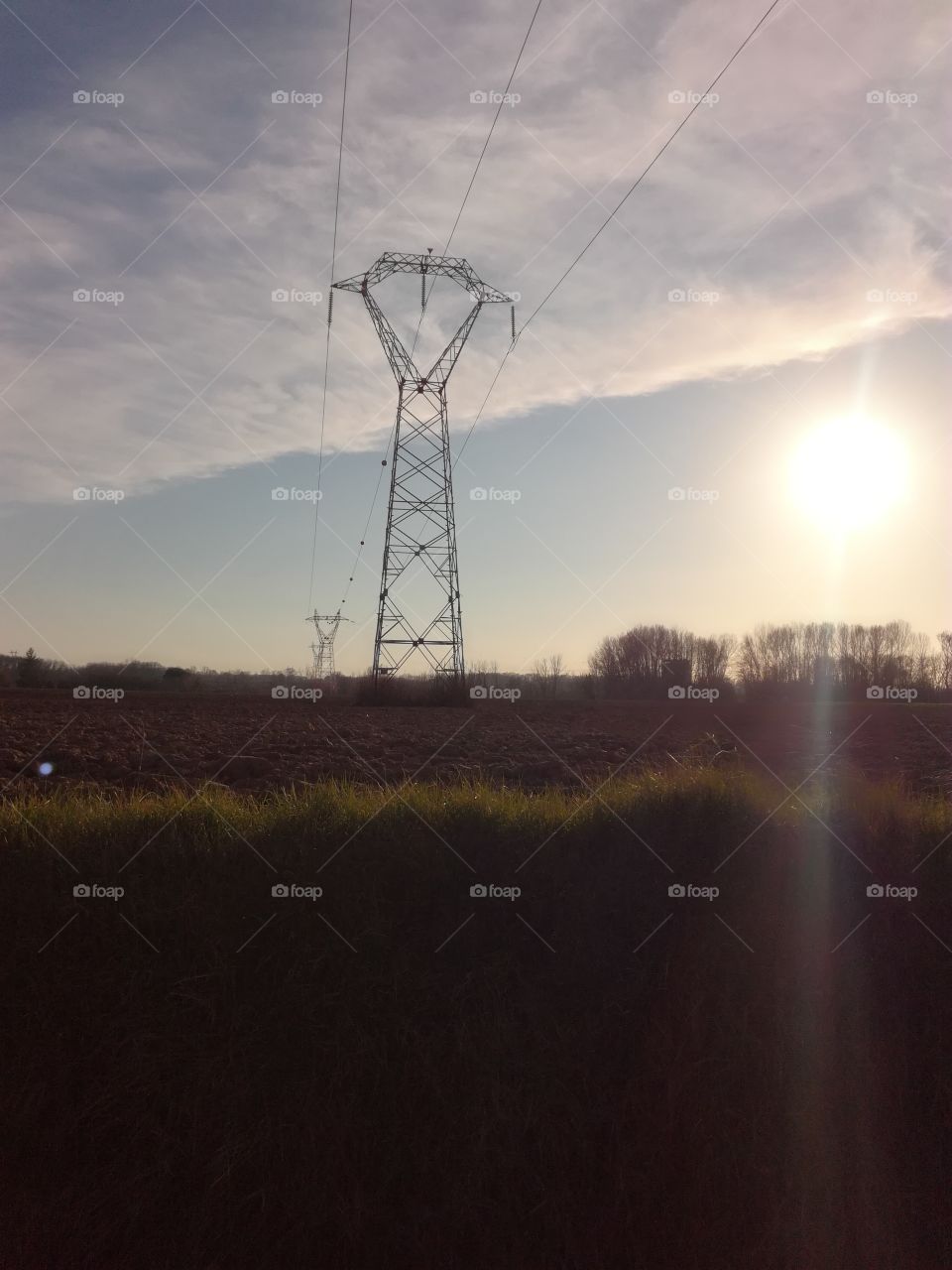 pylônes électriques