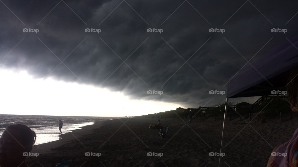 Storm over The Beach