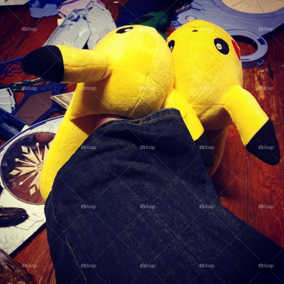 Pikachu Slippers From Christmas