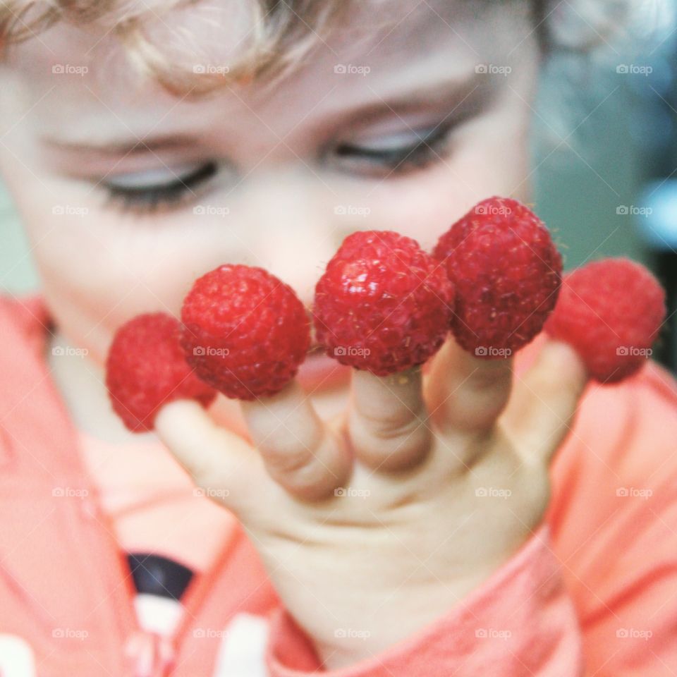 Raspberry fingers