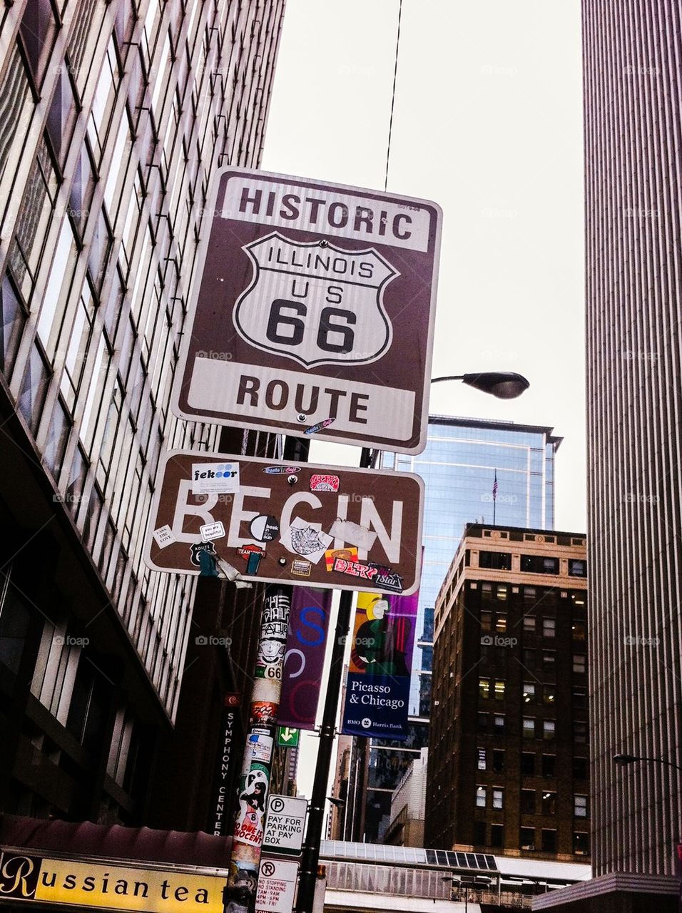 Beginning of old Route 66