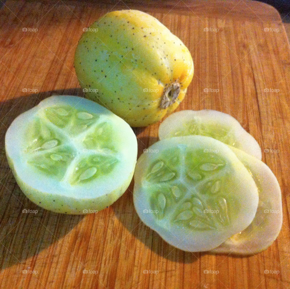 garden lemon cucumber vegetable by serenitykennedy