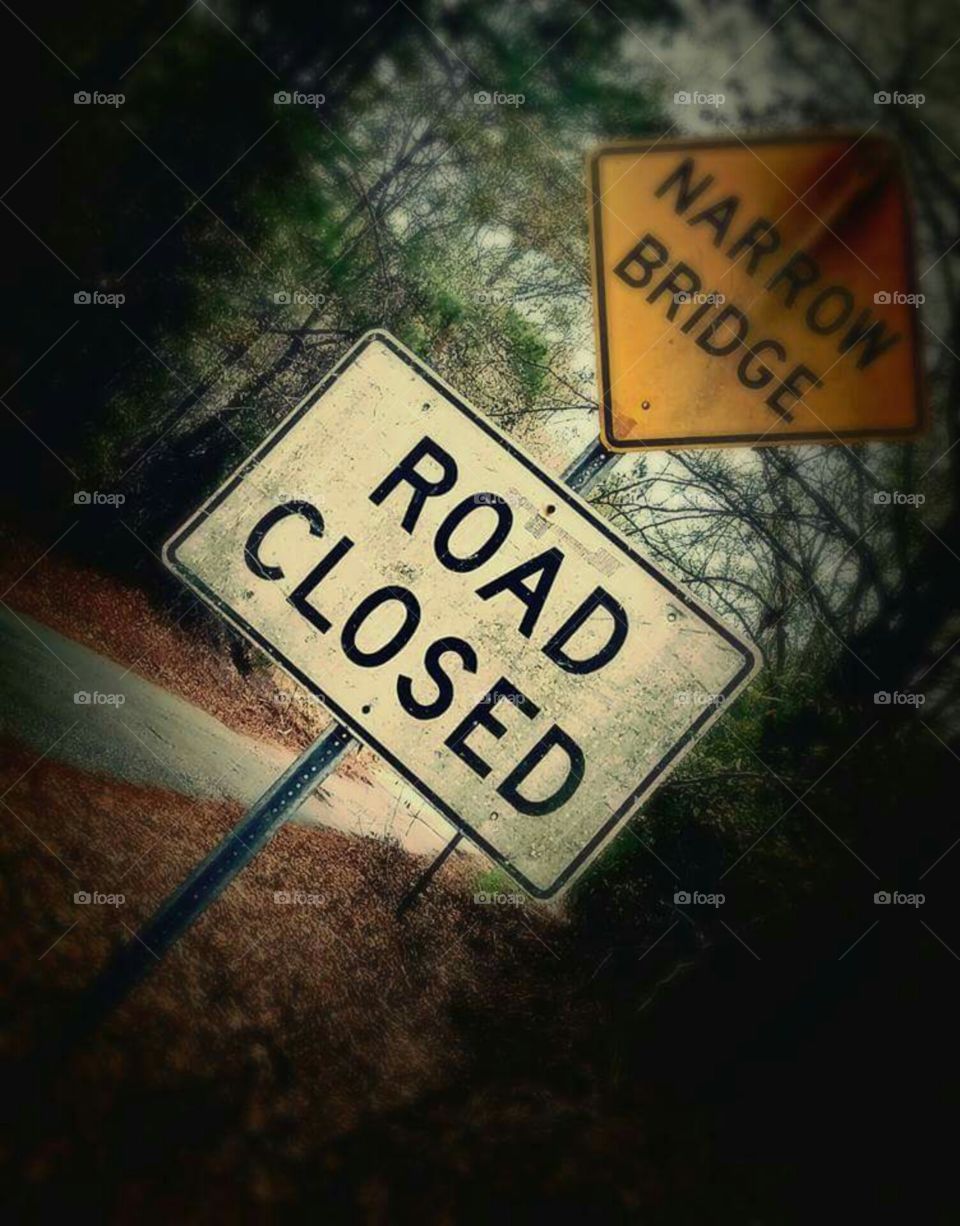 Road closed