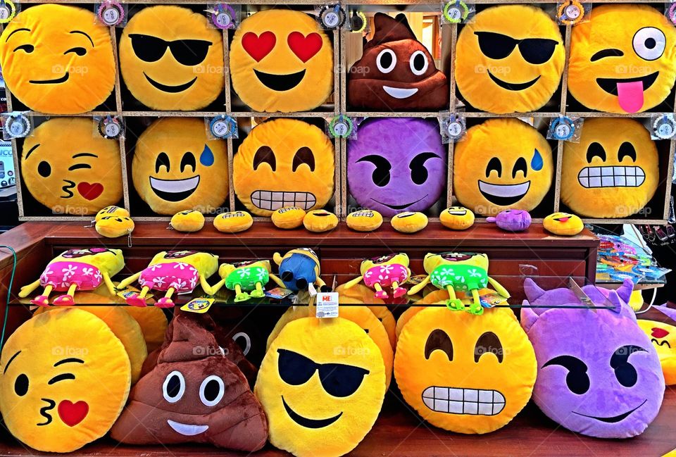 Emoji pillow fun
