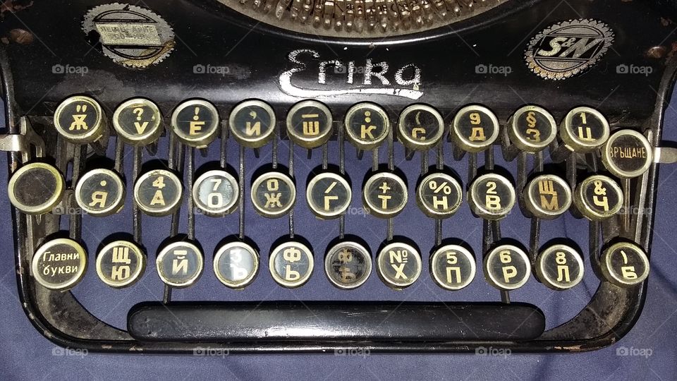 Cyrillic Typewriter Keyboard