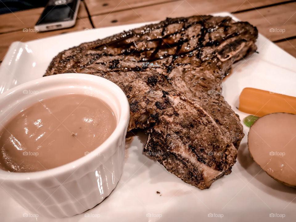 T-bone steak