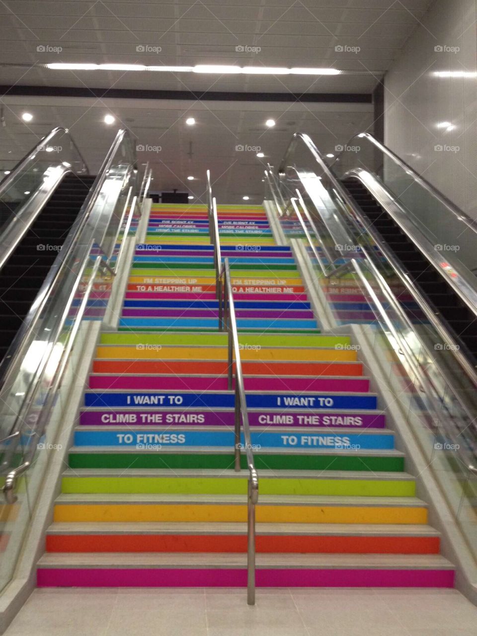 Fitness stairs