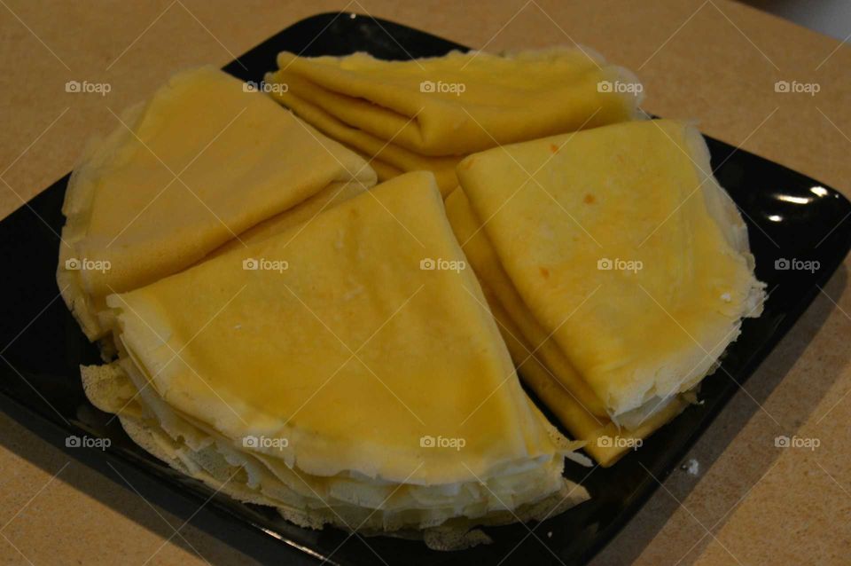 Polish butter pancakes