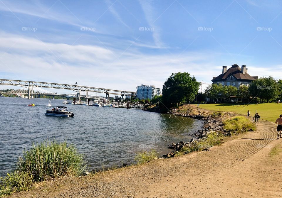 walk along the water