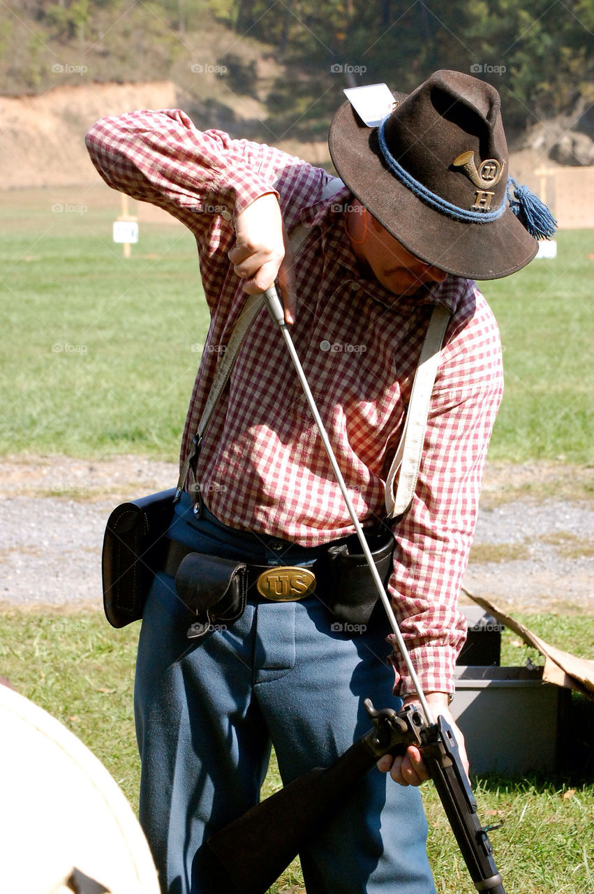 winchester virginia man rifle outdoors by refocusphoto