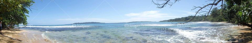 Beautiful panoramic beach