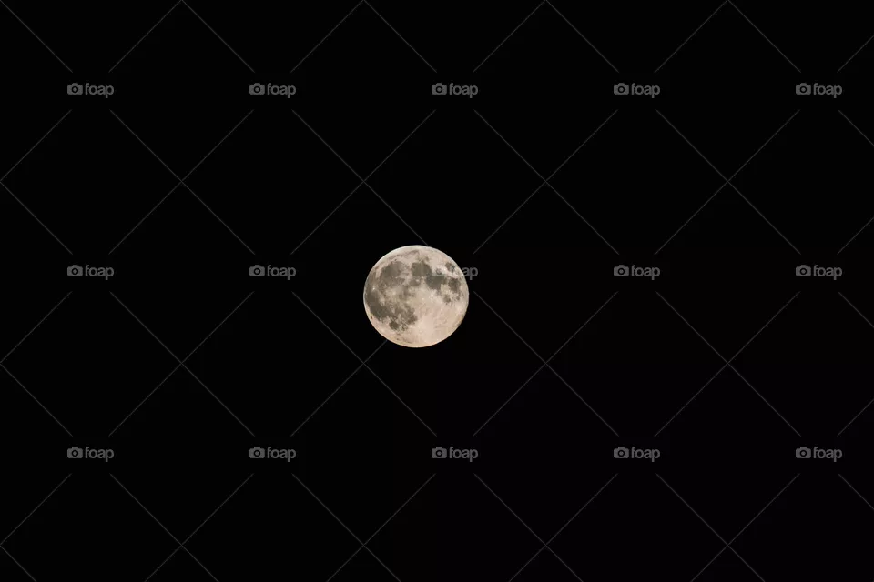 it's just the moon