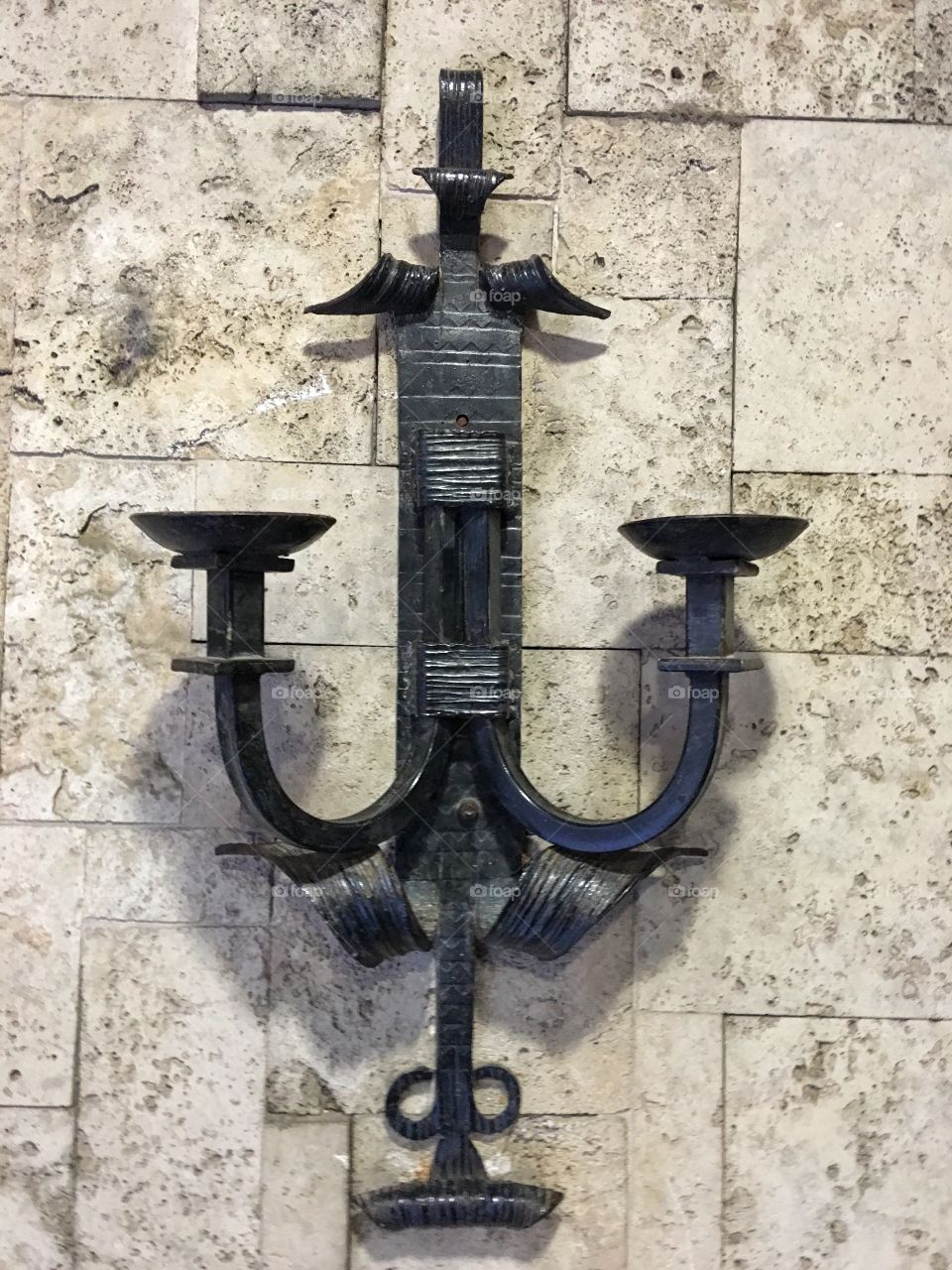 Candleholder in church 