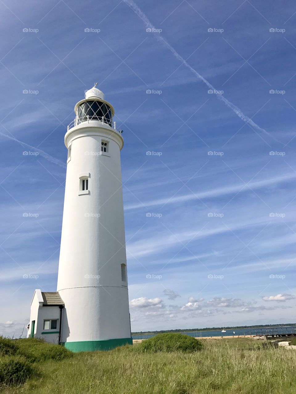 Freshwater Lighthouse on the Isle of Wight. 