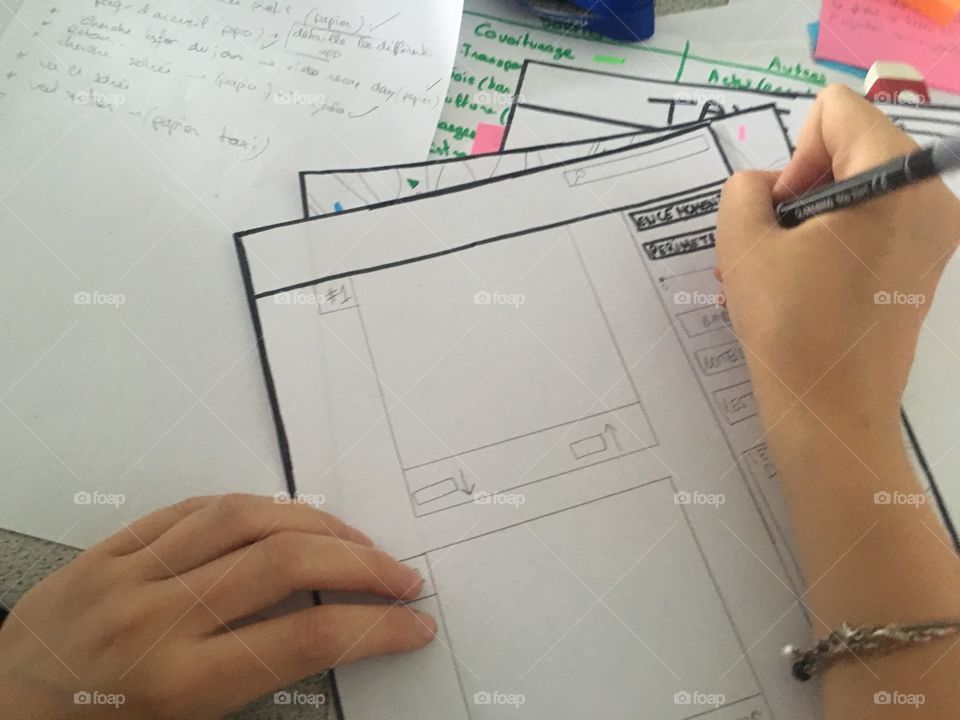 Designing a wireframe