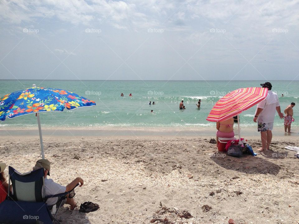 Summer day at the beach.
