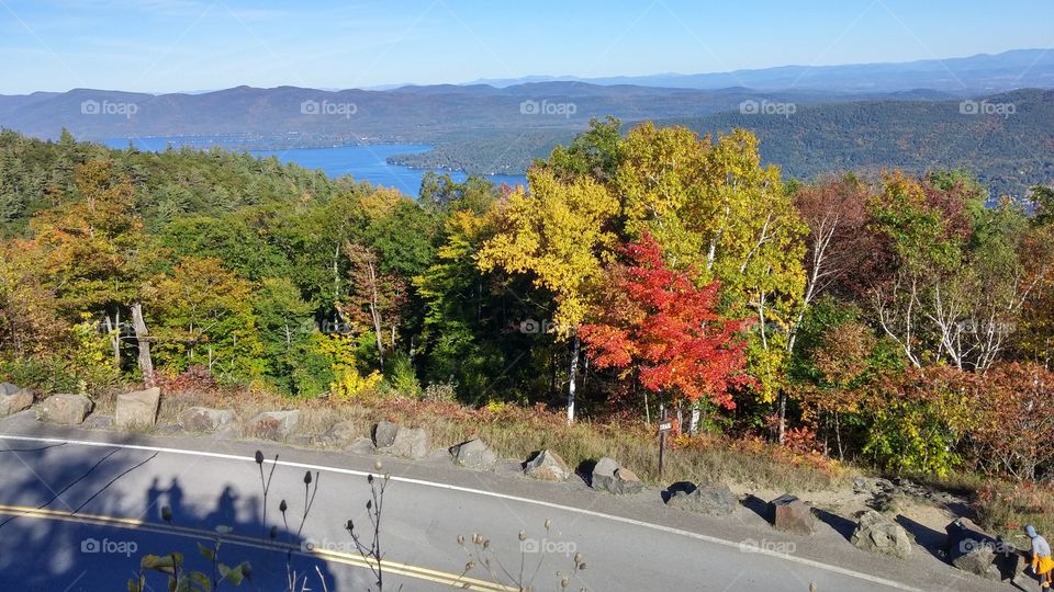 High above the Adirondacks