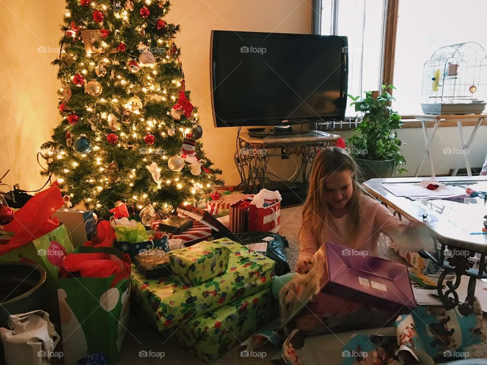 Christmas morning
