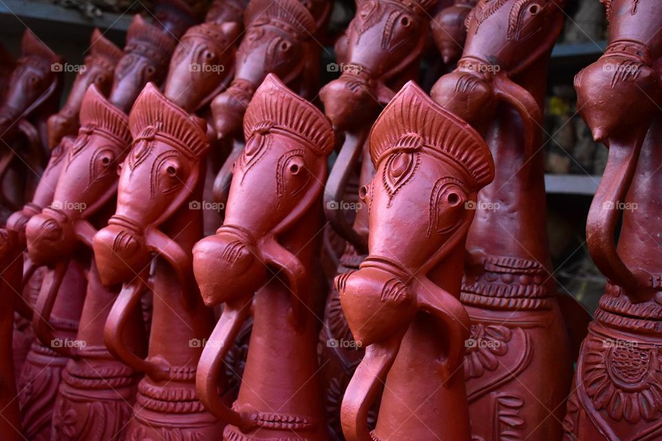 Terracotta horse of Bishnupur