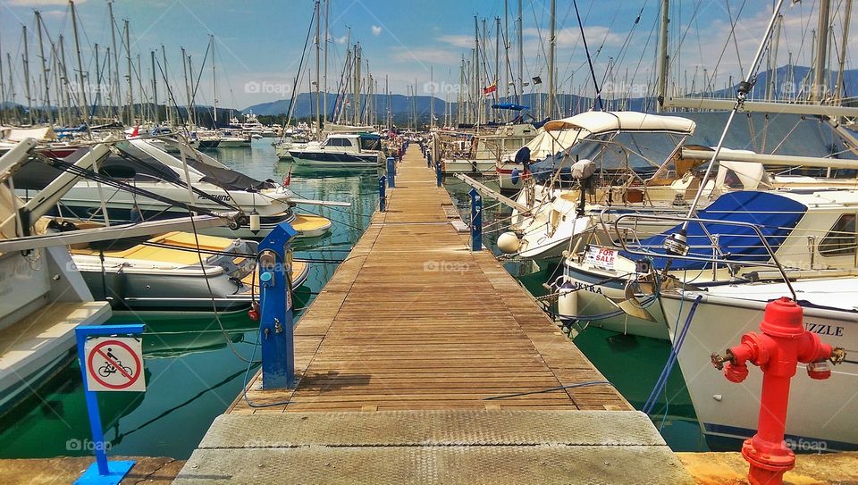 the walkway . greece