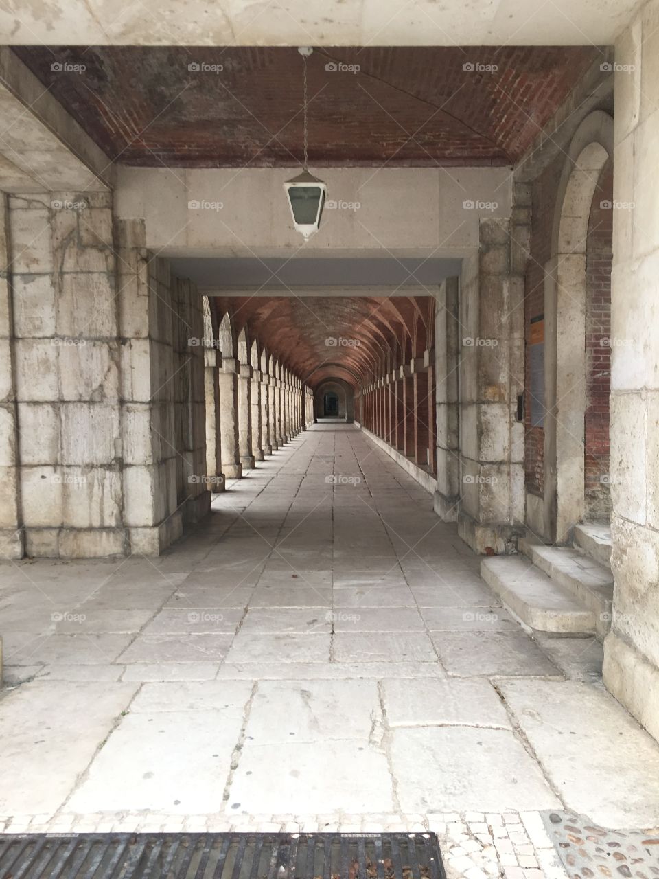 Almost like a mysterious dimension, this pathway to the royal Palace was created in a way to lead to into another world. With its tall arches and arches the made the hall way seem as if it stretched out so far away. 