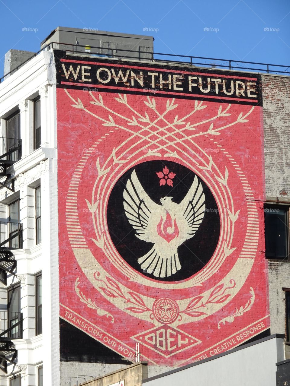 We own the future - Mural