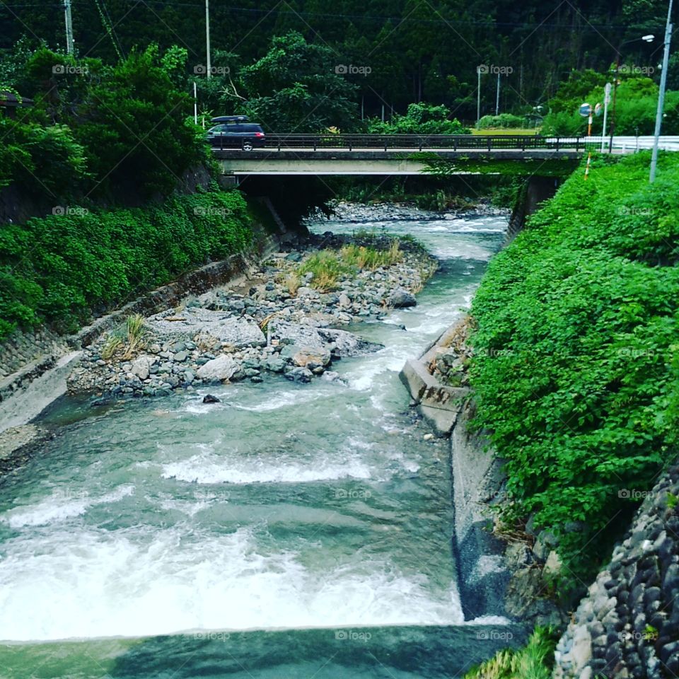 Ponte sobre rio Japonês!