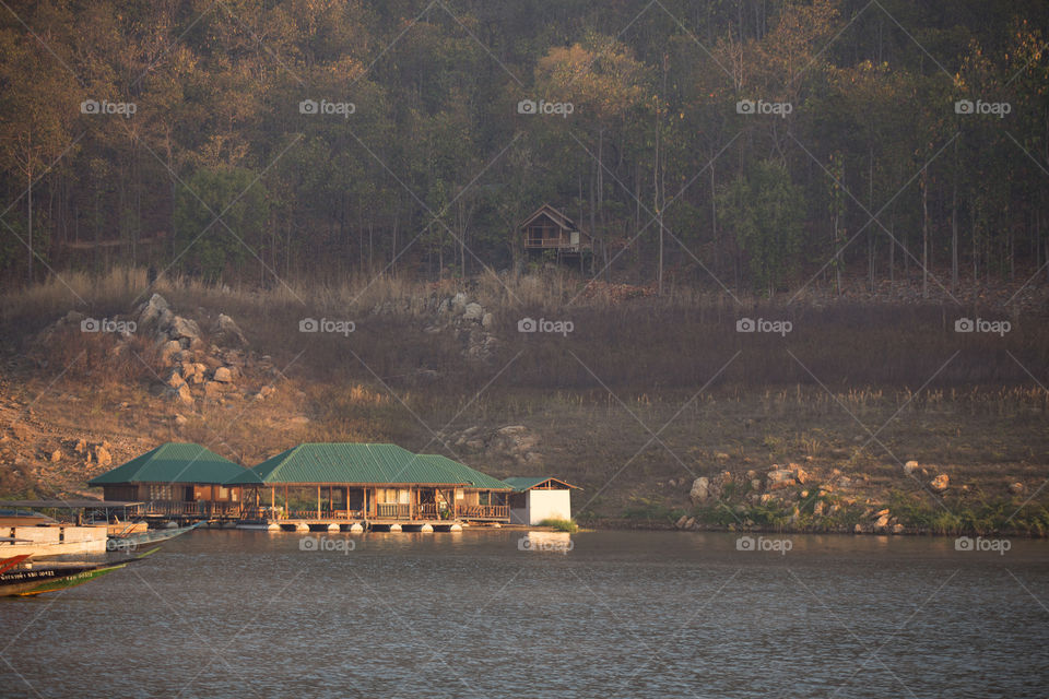 Dock in the river