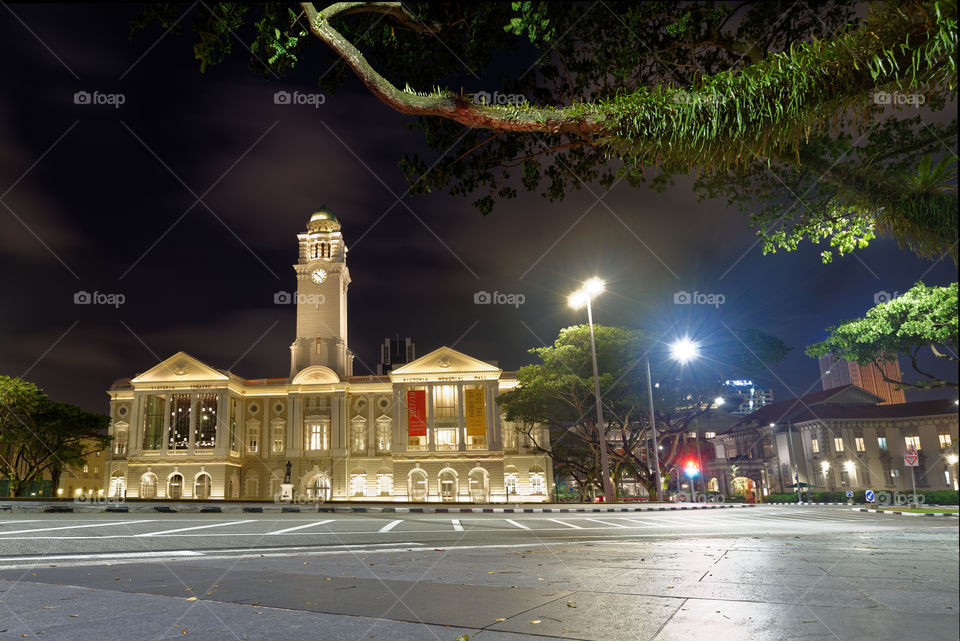 Colours of the Night: Victoria Theatre and Concert Hall, Singapore