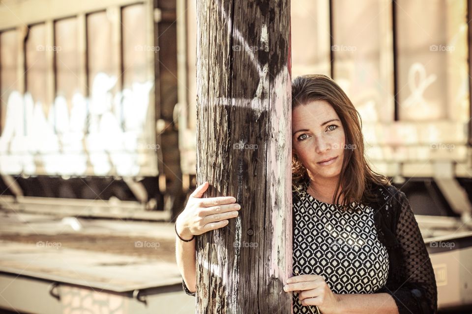 Down by the railroad tracks