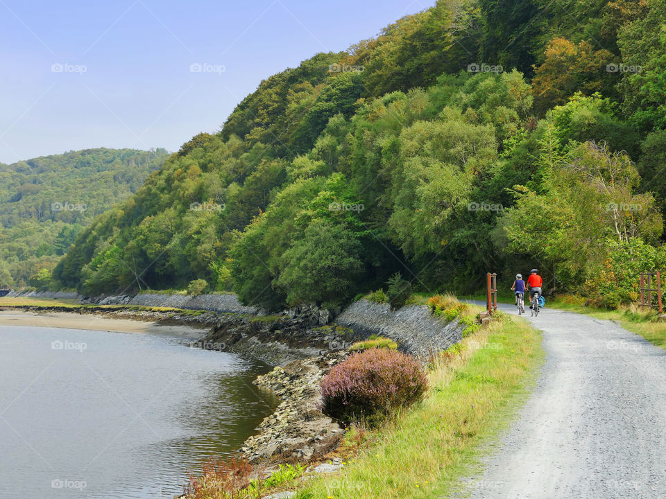 Trail. Mawddach trail Wales