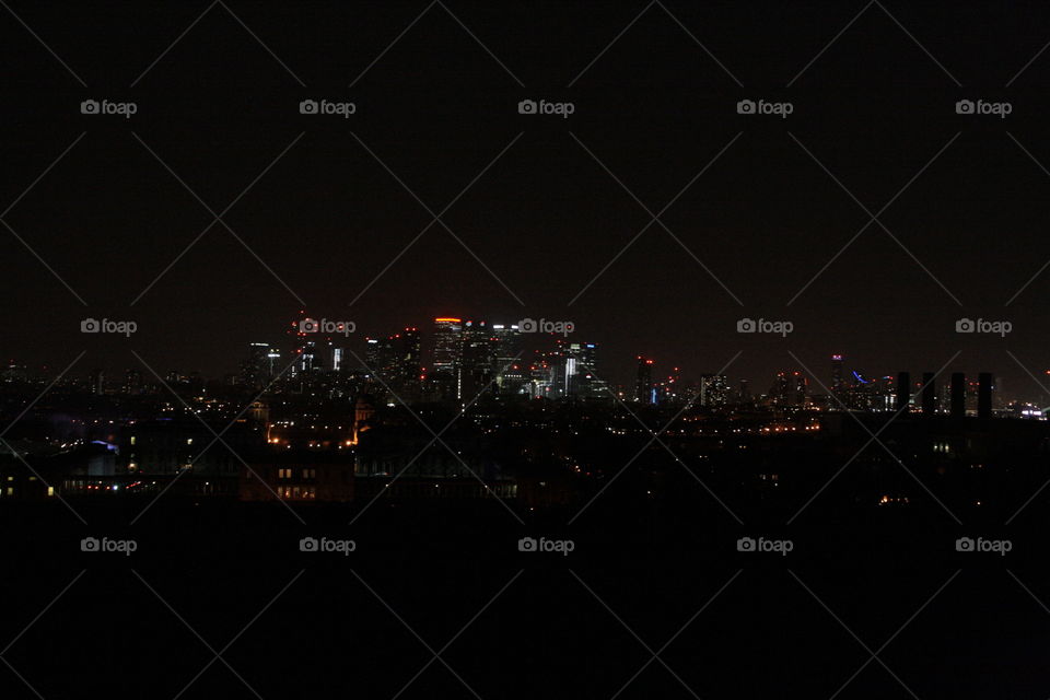 London Night Skyline