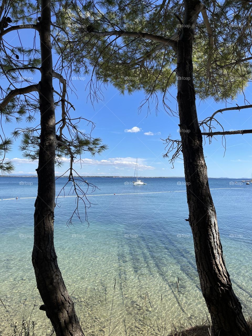 A beautiful view of Vir island in Croatia 