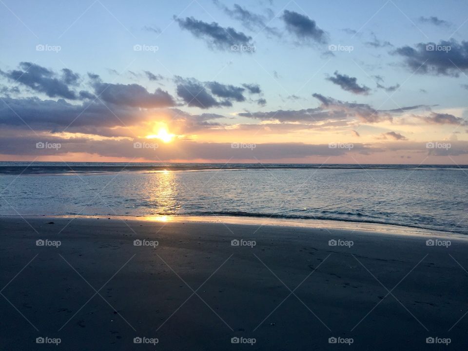 Sunrise at the beach