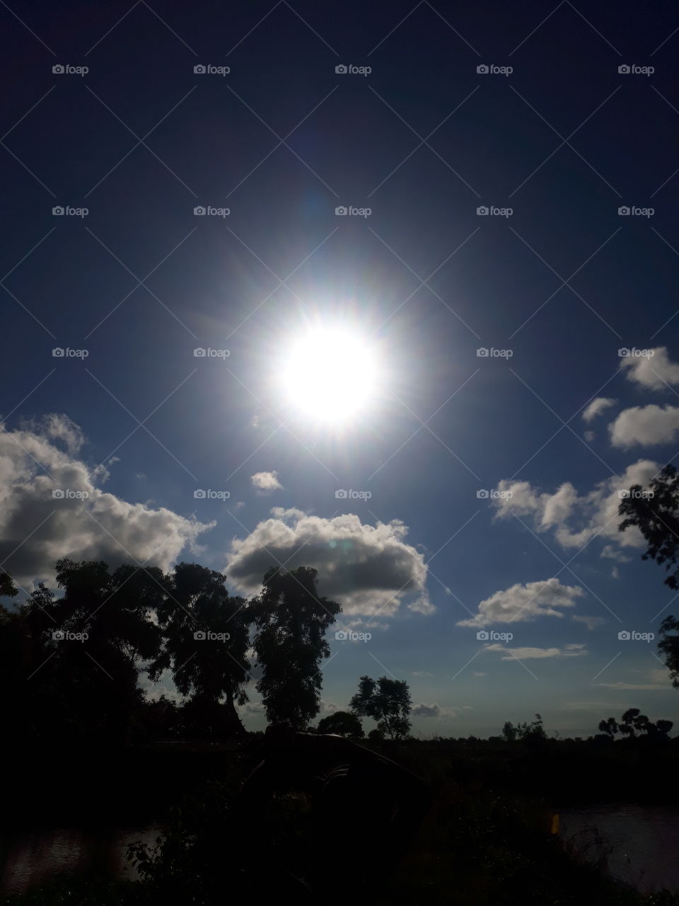 Beautiful sky and cloud in the sky