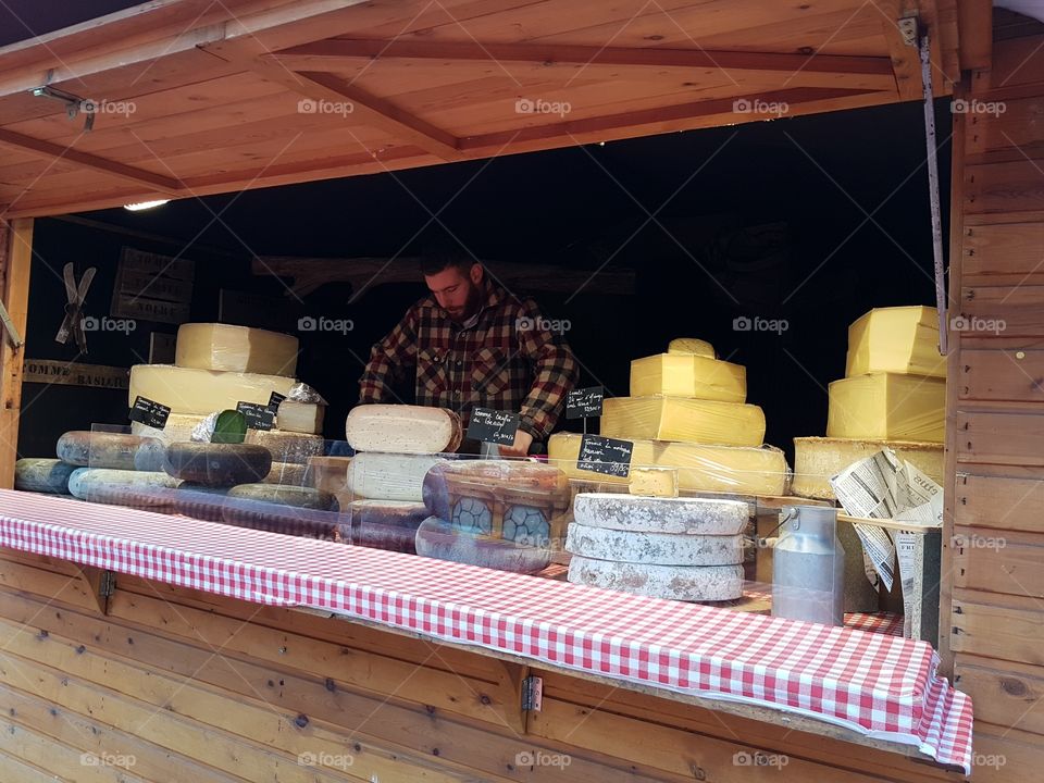 Cheese sold in the Market
