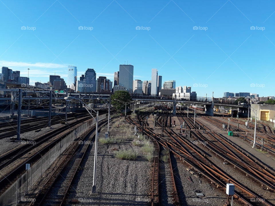 South Boston Train tracks Boston MA