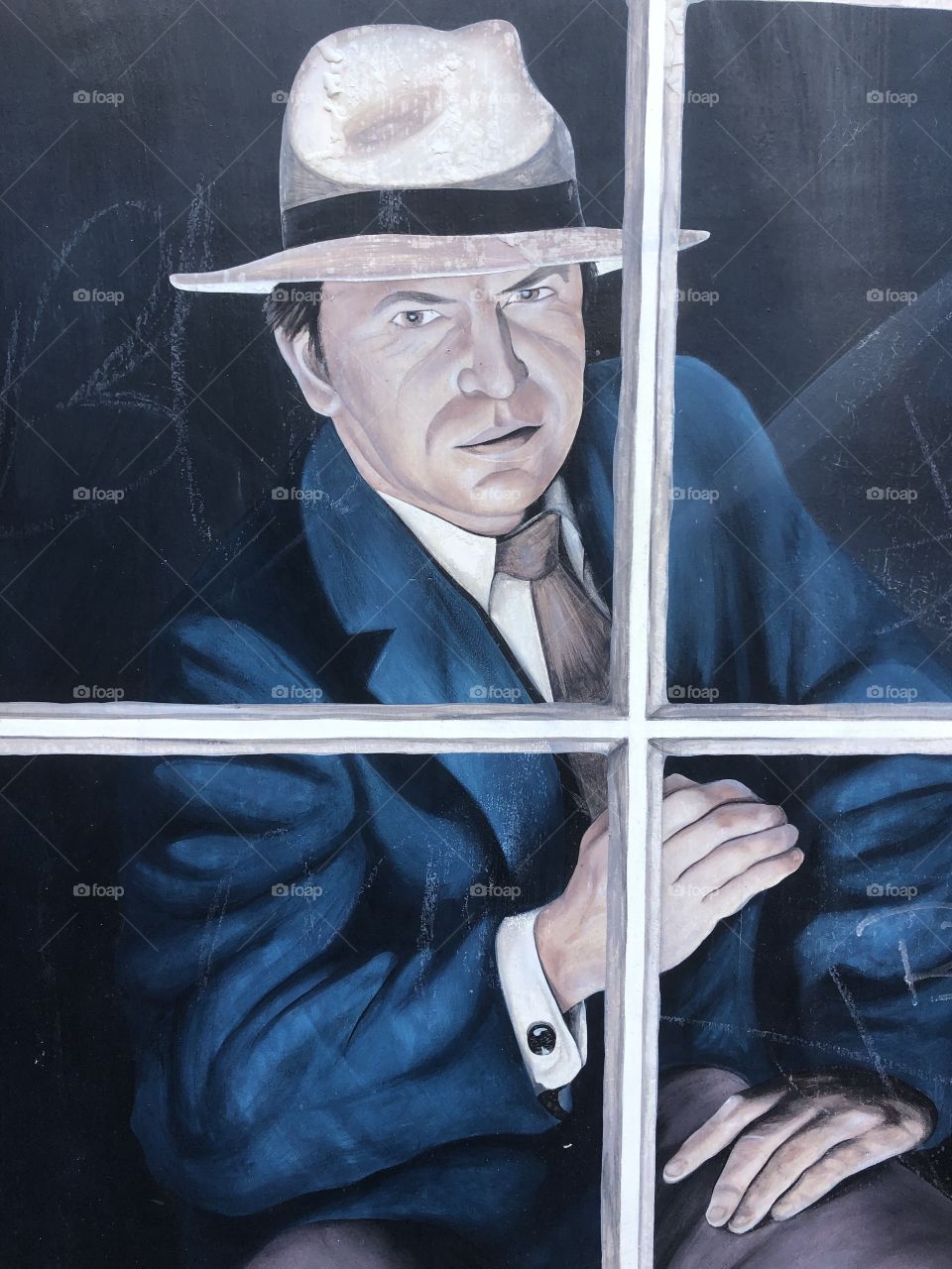 The second of five photos taken of a photo from the theatrical world. Therefore interpretations of what is happening here will vary.