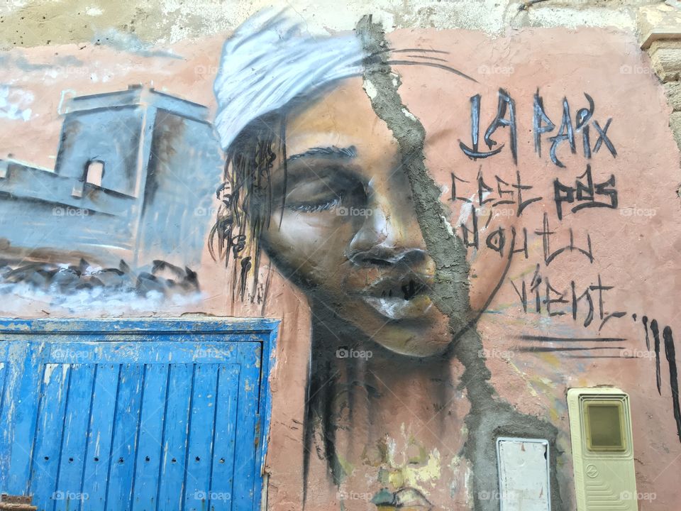 Street art in Morocco 