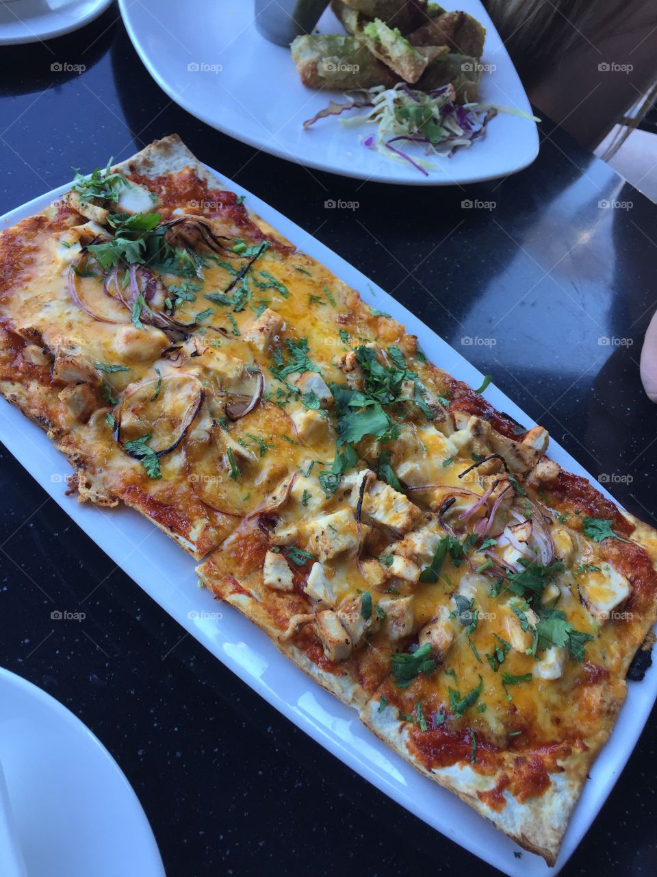 Flat bread pizza