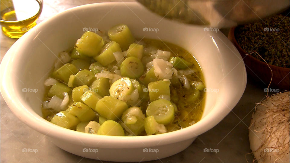 Zucchine alla palermitana. Cucina mediterranea