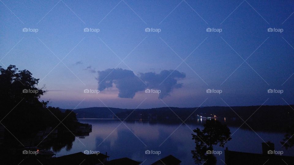 No Person, Water, Landscape, Sunset, Lake