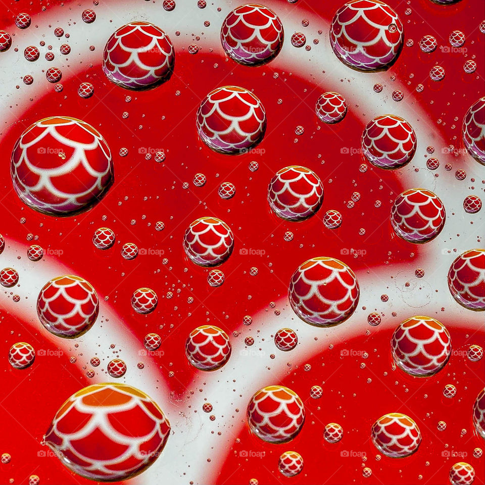 Red water beads