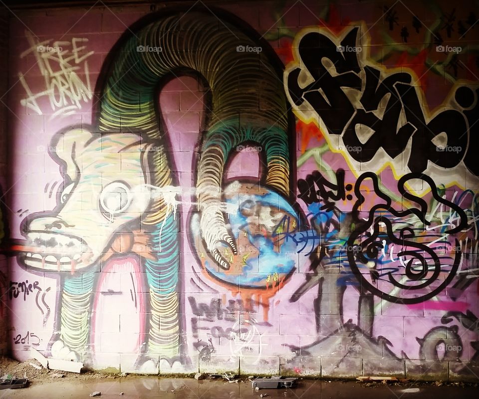 Graffiti, Mural, Art, Culture, Spray