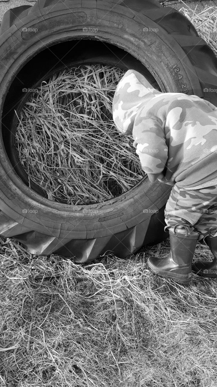 A Tire & A Boy